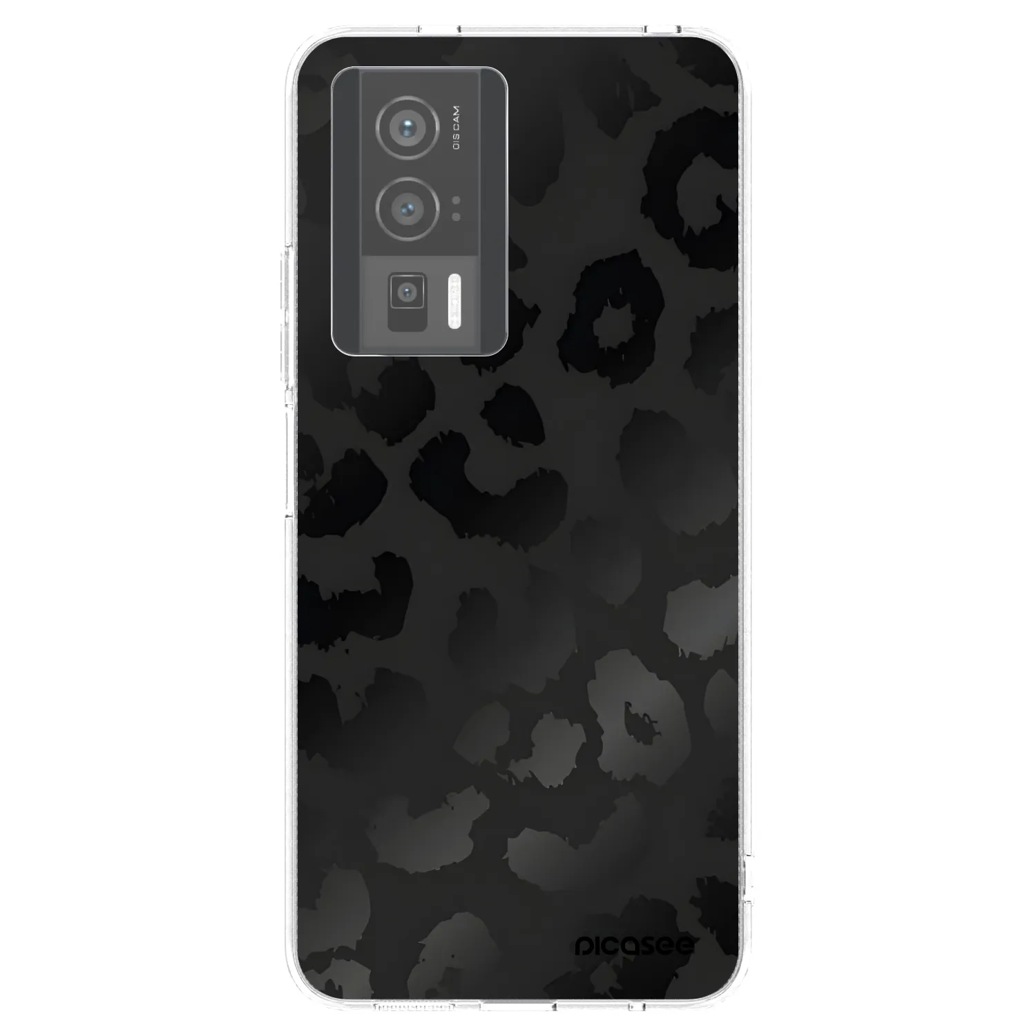 Picasee silikonowe przeźroczyste etui na Xiaomi Poco F5 Pro 5G - Midnight Leopard