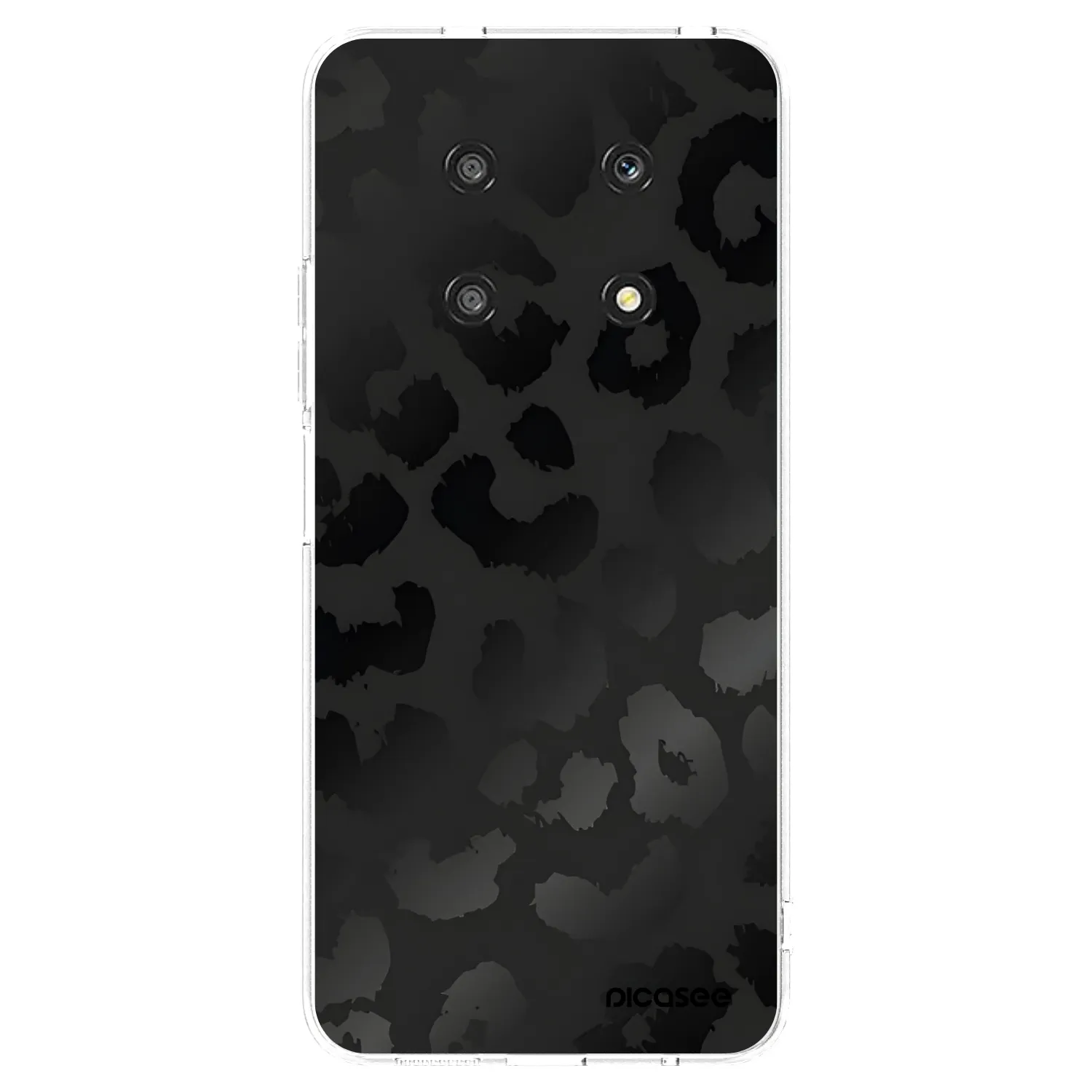 Picasee silikonowe przeźroczyste etui na Honor Magic4 Lite 5G - Midnight Leopard