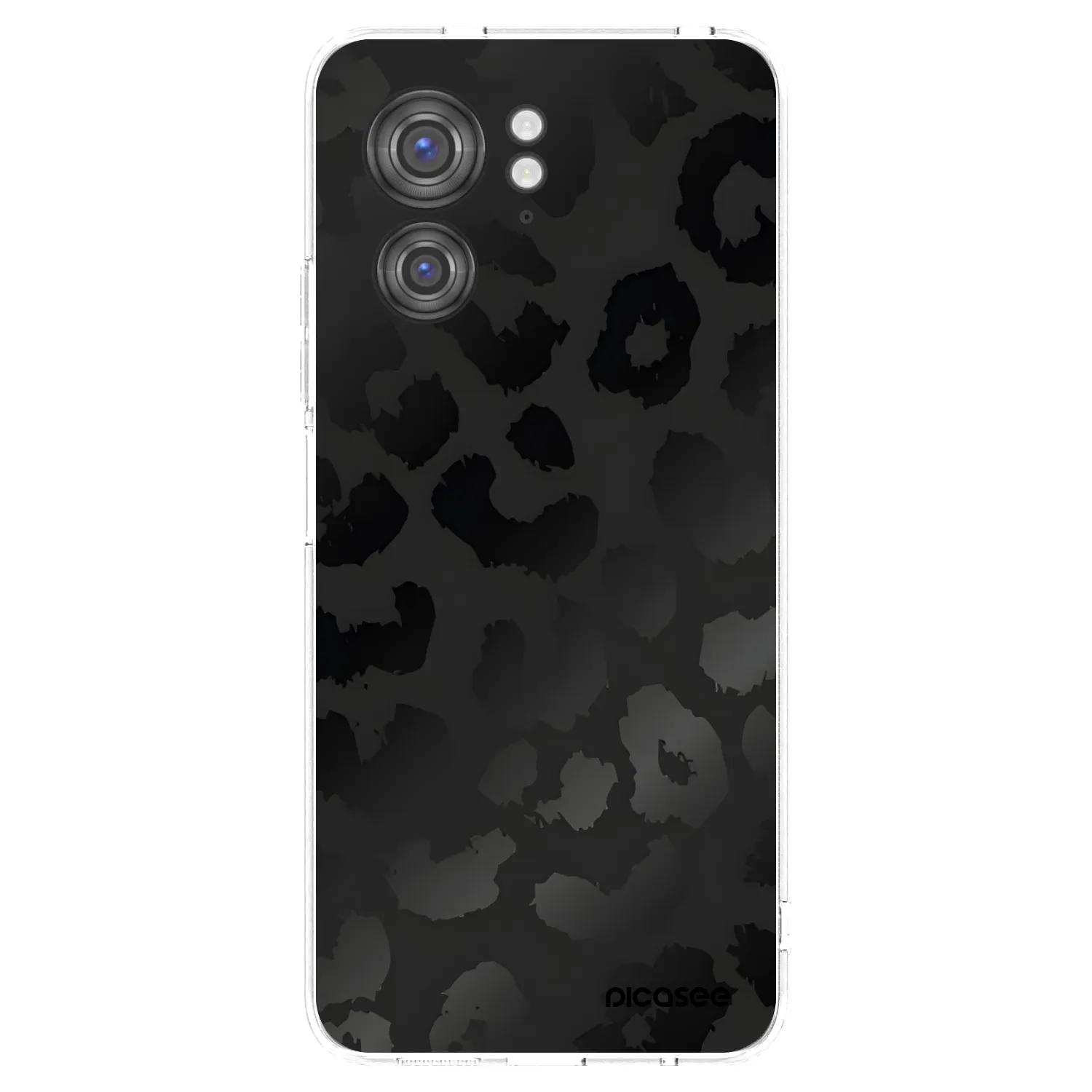 Picasee silikonowe przeźroczyste etui na Motorola Edge 40 - Midnight Leopard