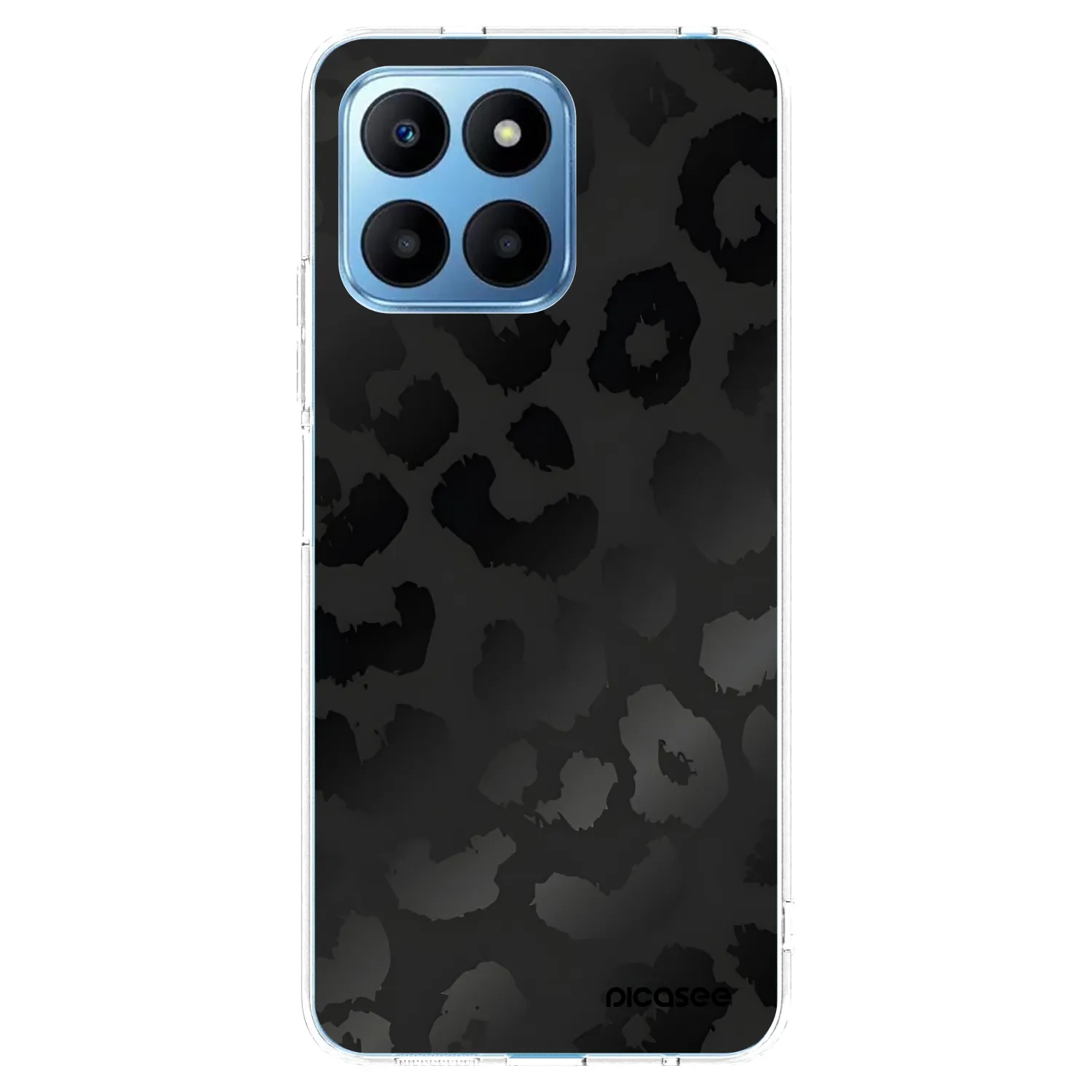 Picasee silikonowe przeźroczyste etui na Honor 70 Lite - Midnight Leopard