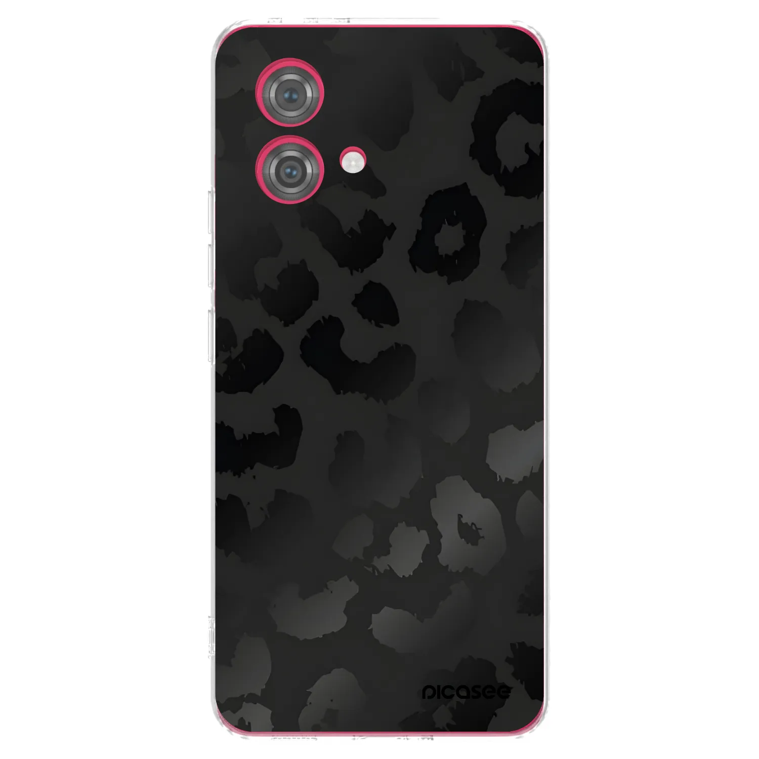 Picasee silikonowe przeźroczyste etui na Motorola Moto G84 5G - Midnight Leopard