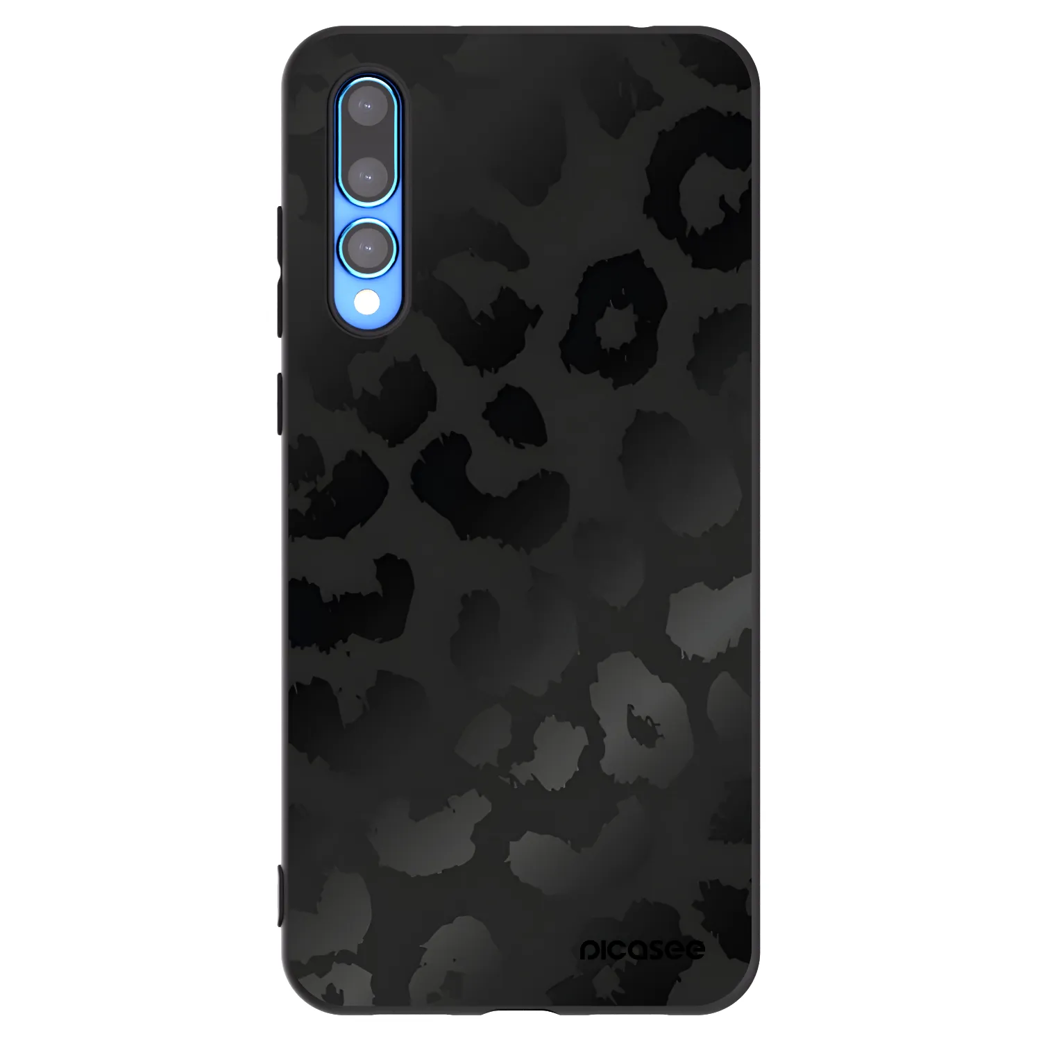 Picasee silikonowe czarne etui na Huawei P20 Pro - Midnight Leopard