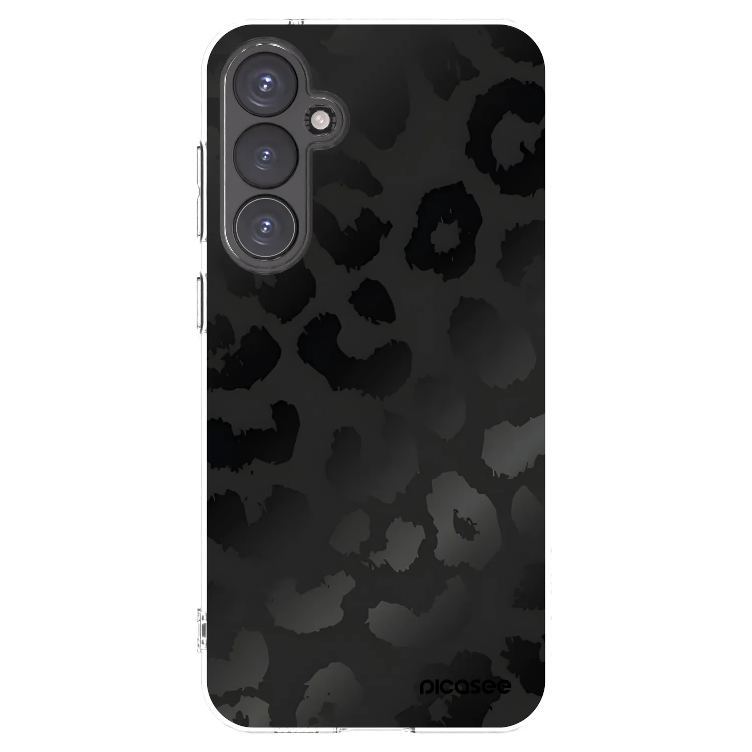Picasee silikonowe przeźroczyste etui na Samsung Galaxy S23 FE S711B - Midnight Leopard