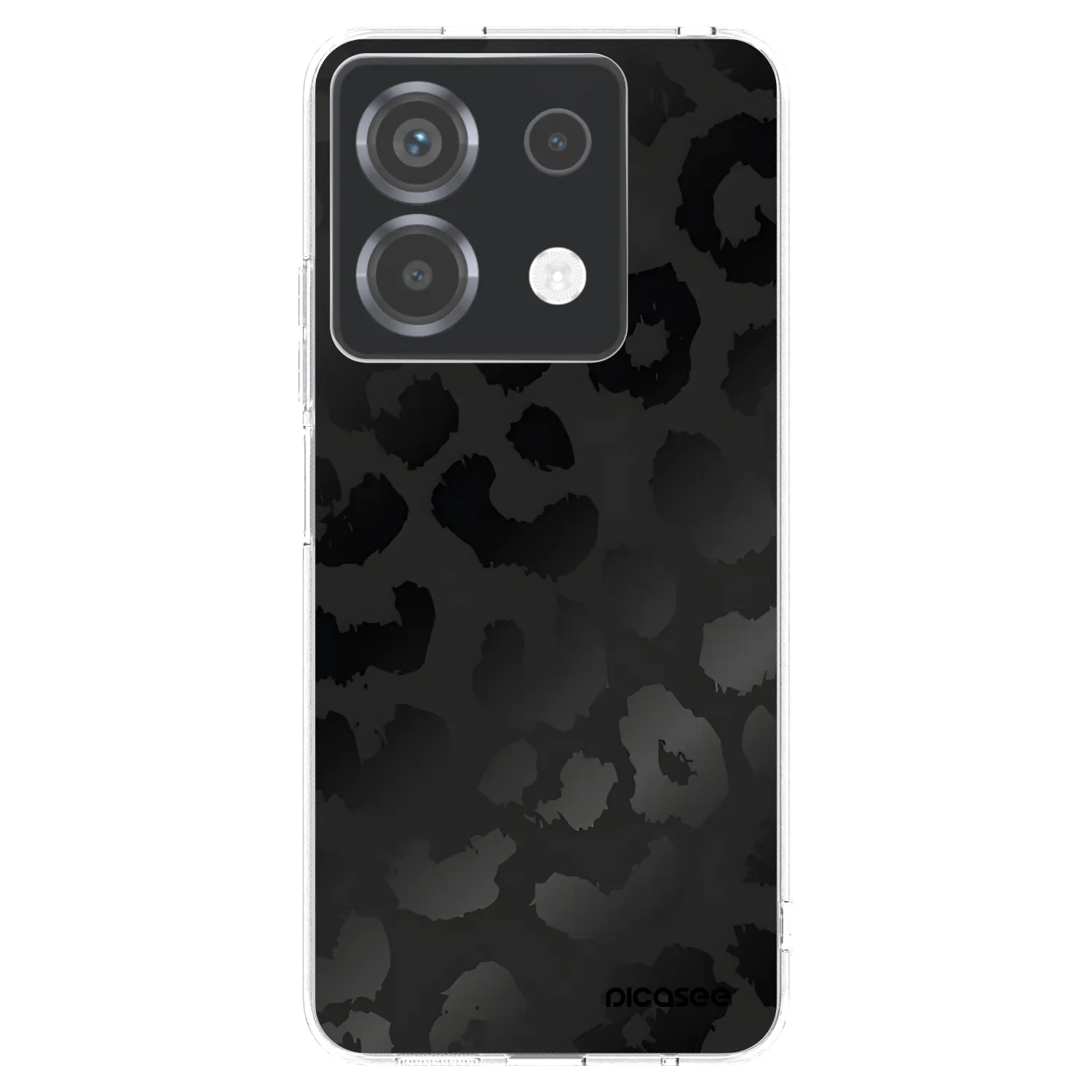 Picasee silikonowe przeźroczyste etui na Xiaomi Poco X6 - Midnight Leopard