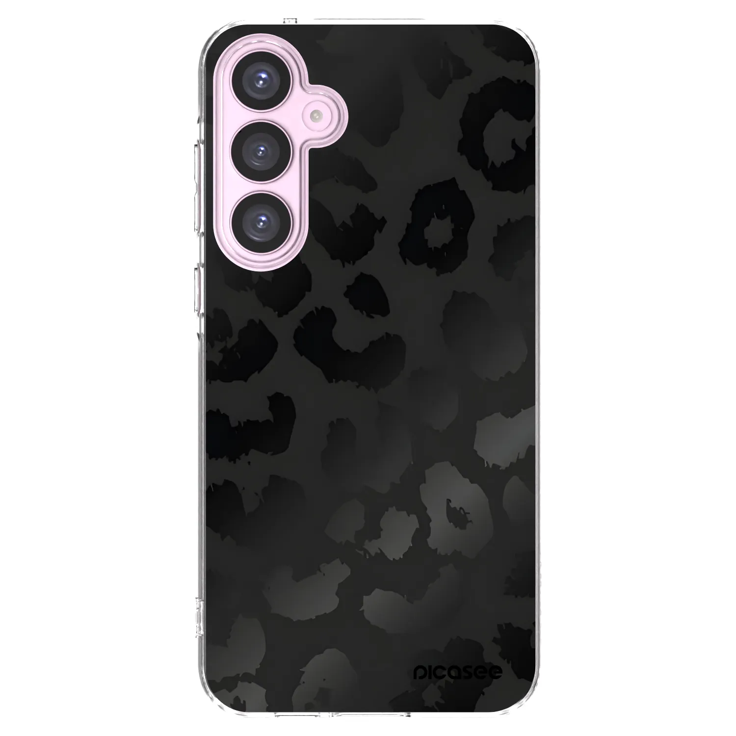 Picasee silikonowe przeźroczyste etui na Samsung Galaxy A55 5G A556B - Midnight Leopard