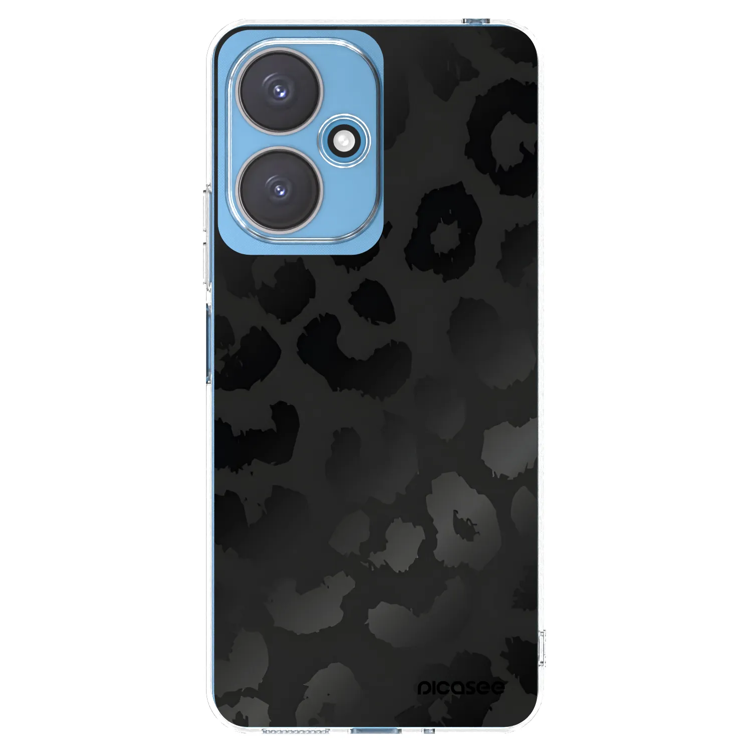 Picasee silikonowe przeźroczyste etui na Xiaomi Redmi 13C 5G - Midnight Leopard