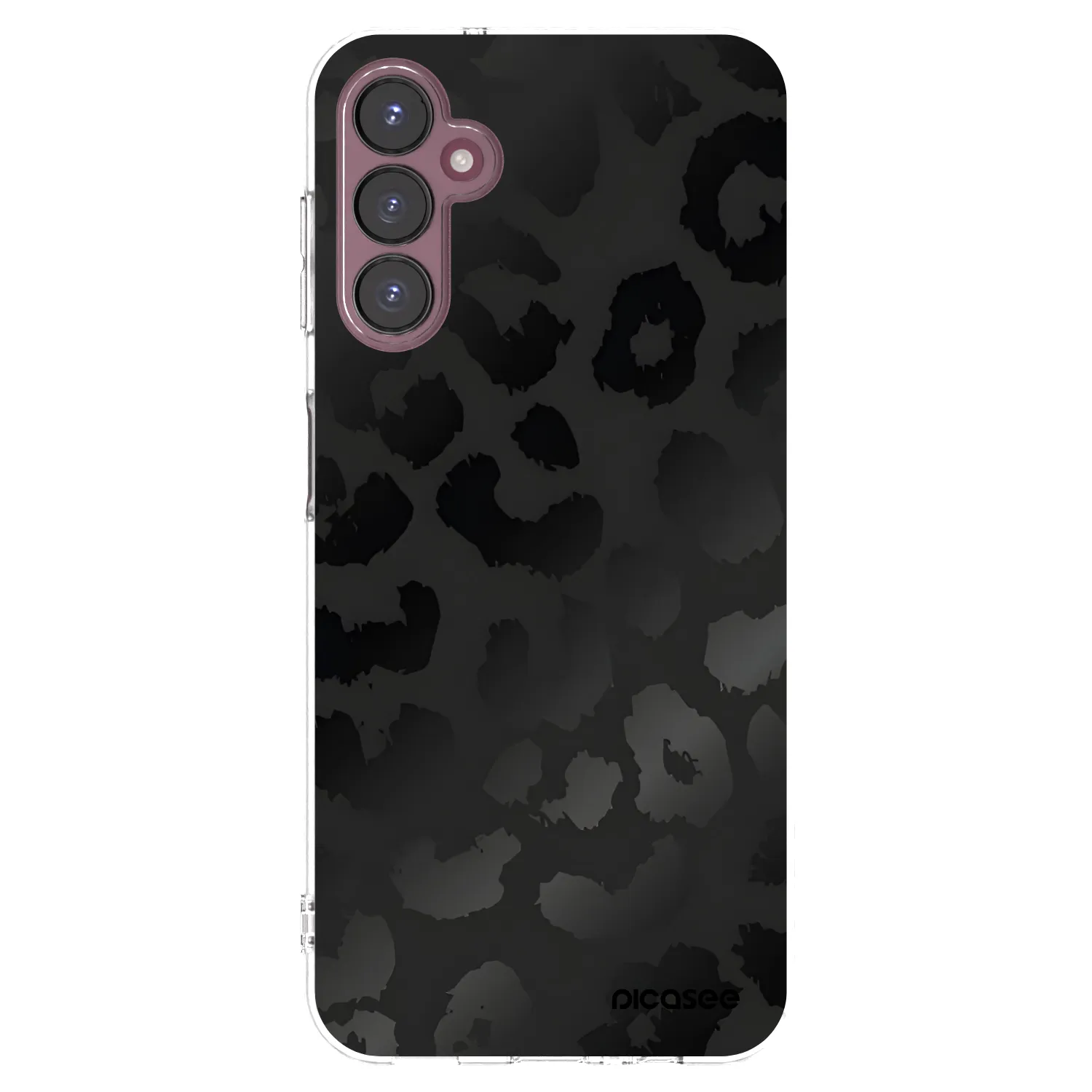 Picasee silikonowe przeźroczyste etui na Samsung Galaxy A05s A057G - Midnight Leopard