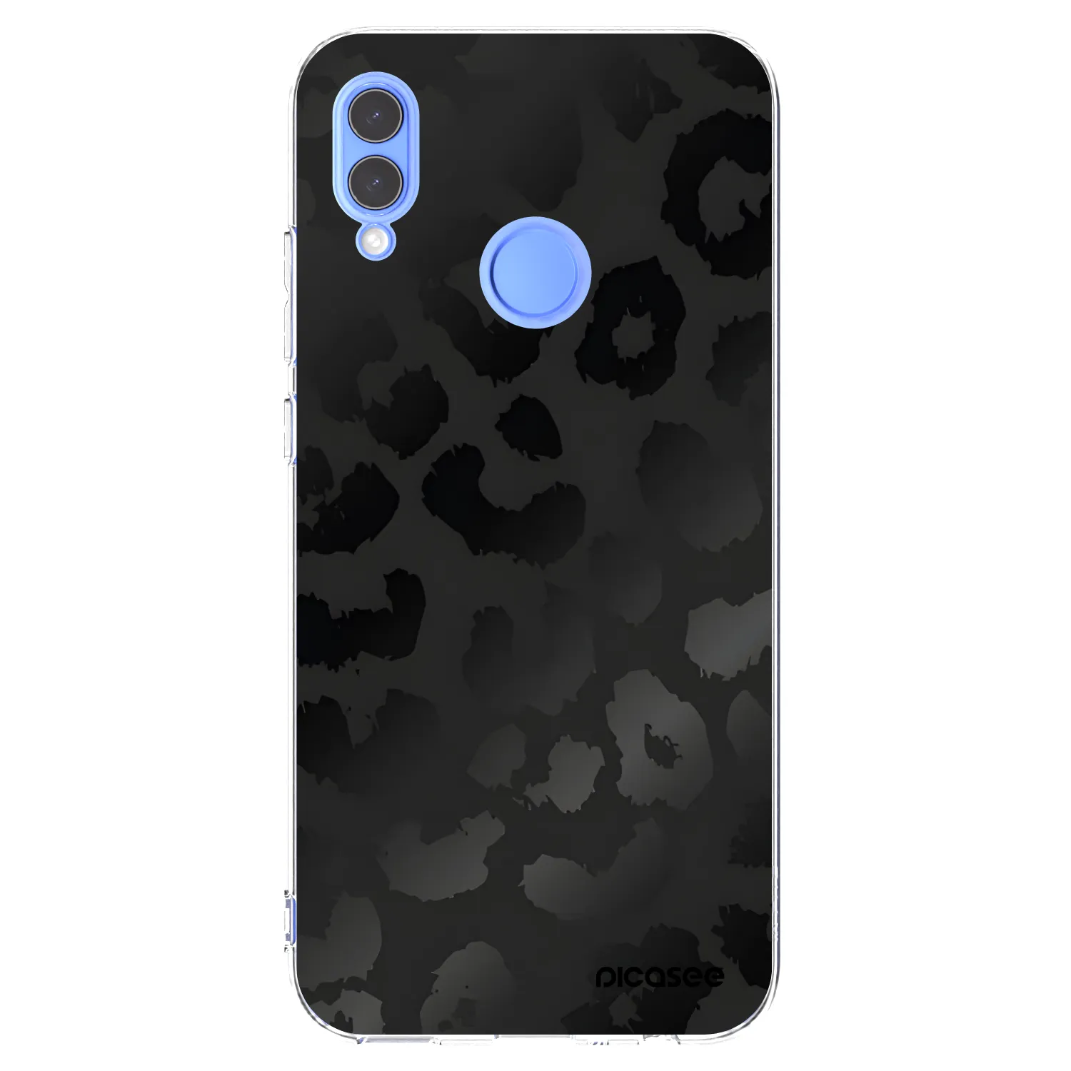 Picasee silikonowe przeźroczyste etui na Honor 10 Lite - Midnight Leopard