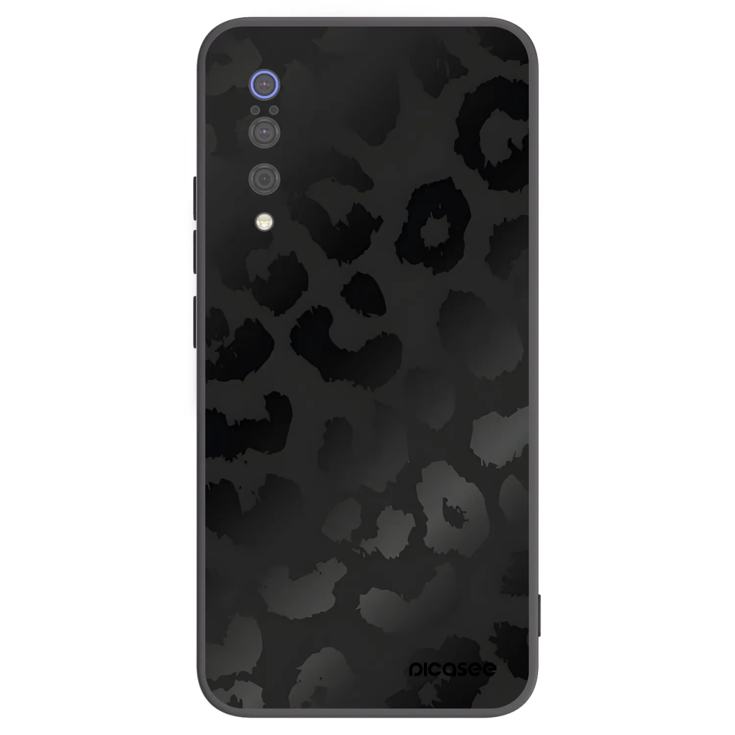 Picasee silikonowe czarne etui na Xiaomi Mi 9 - Midnight Leopard