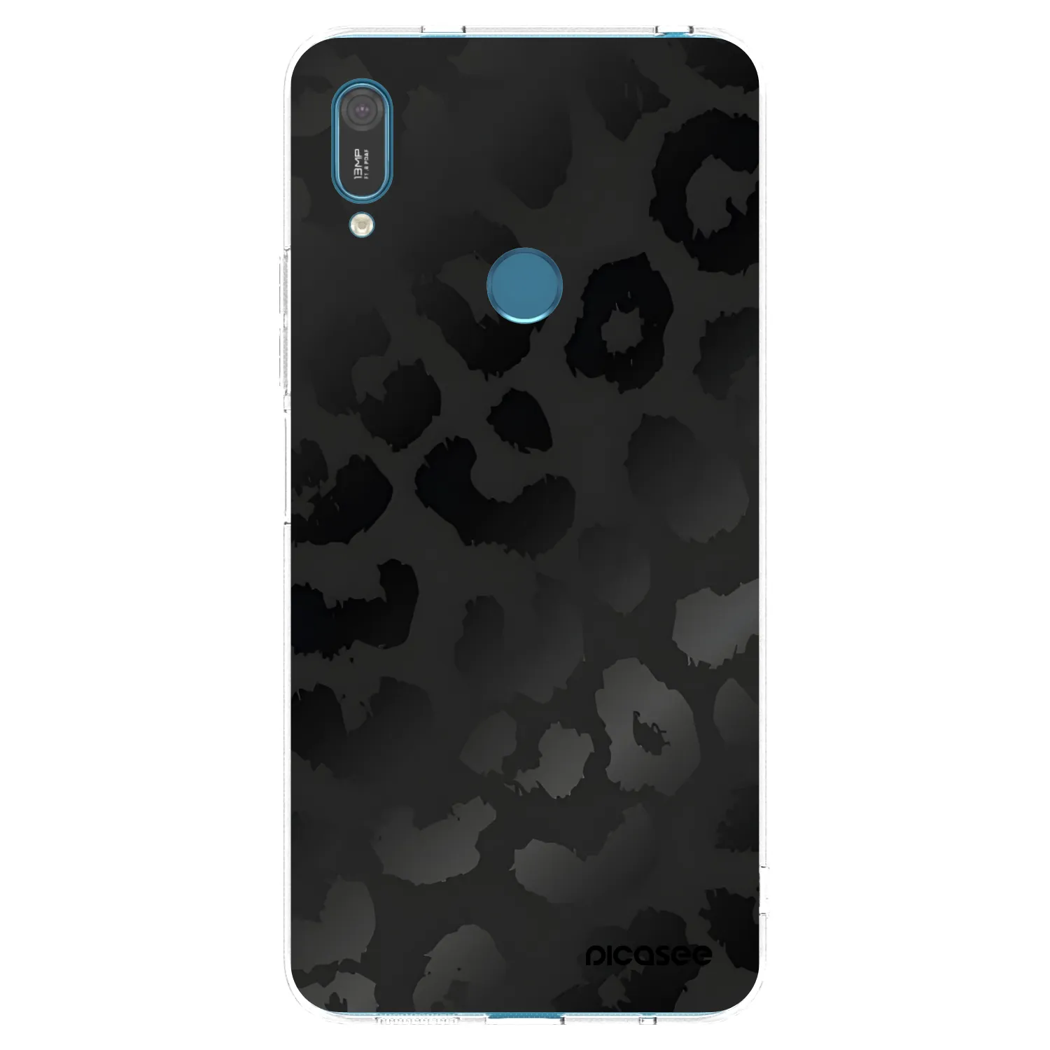 Picasee silikonowe przeźroczyste etui na Huawei Y7 2019 - Midnight Leopard