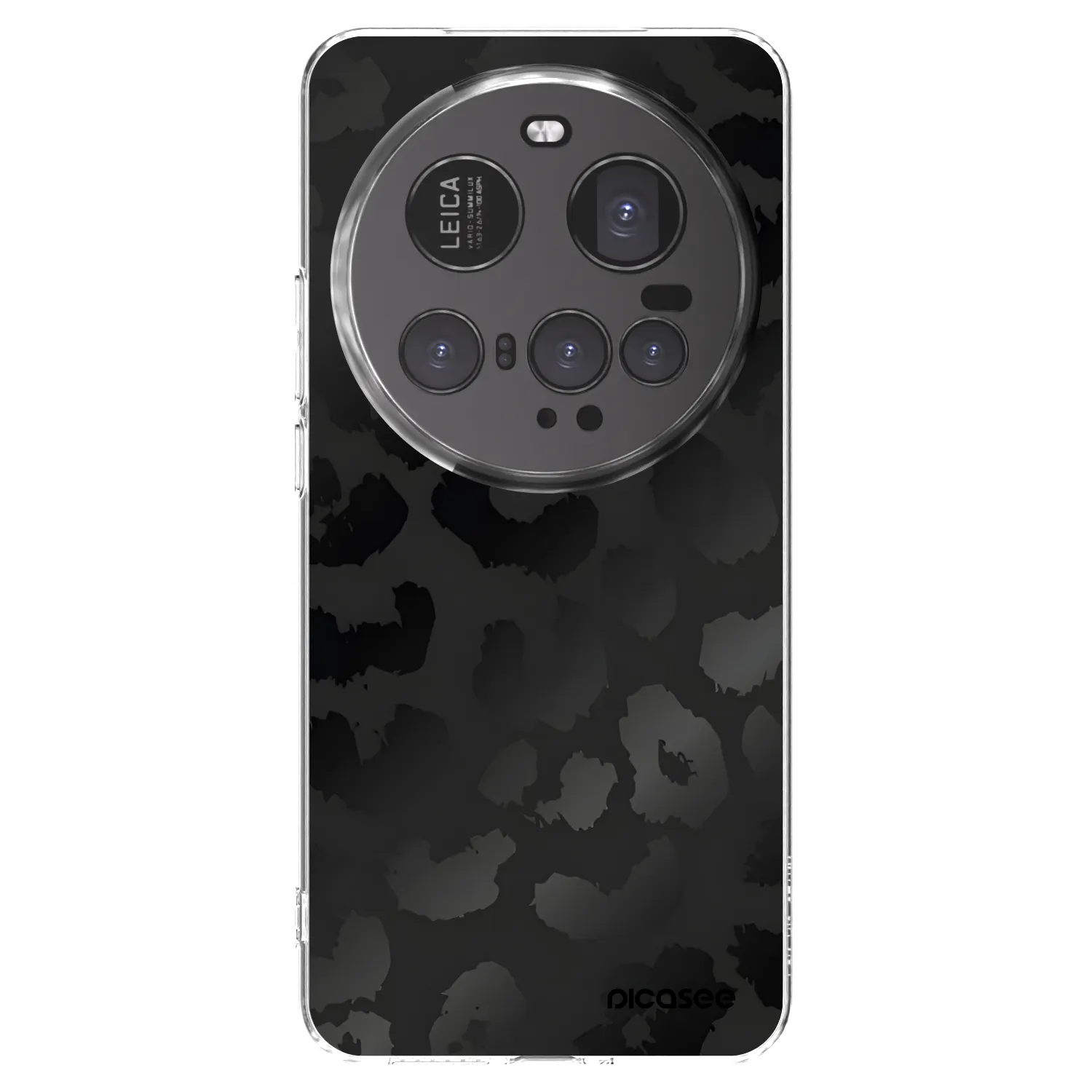 Picasee silikonowe przeźroczyste etui na Xiaomi 15 Ultra - Midnight Leopard