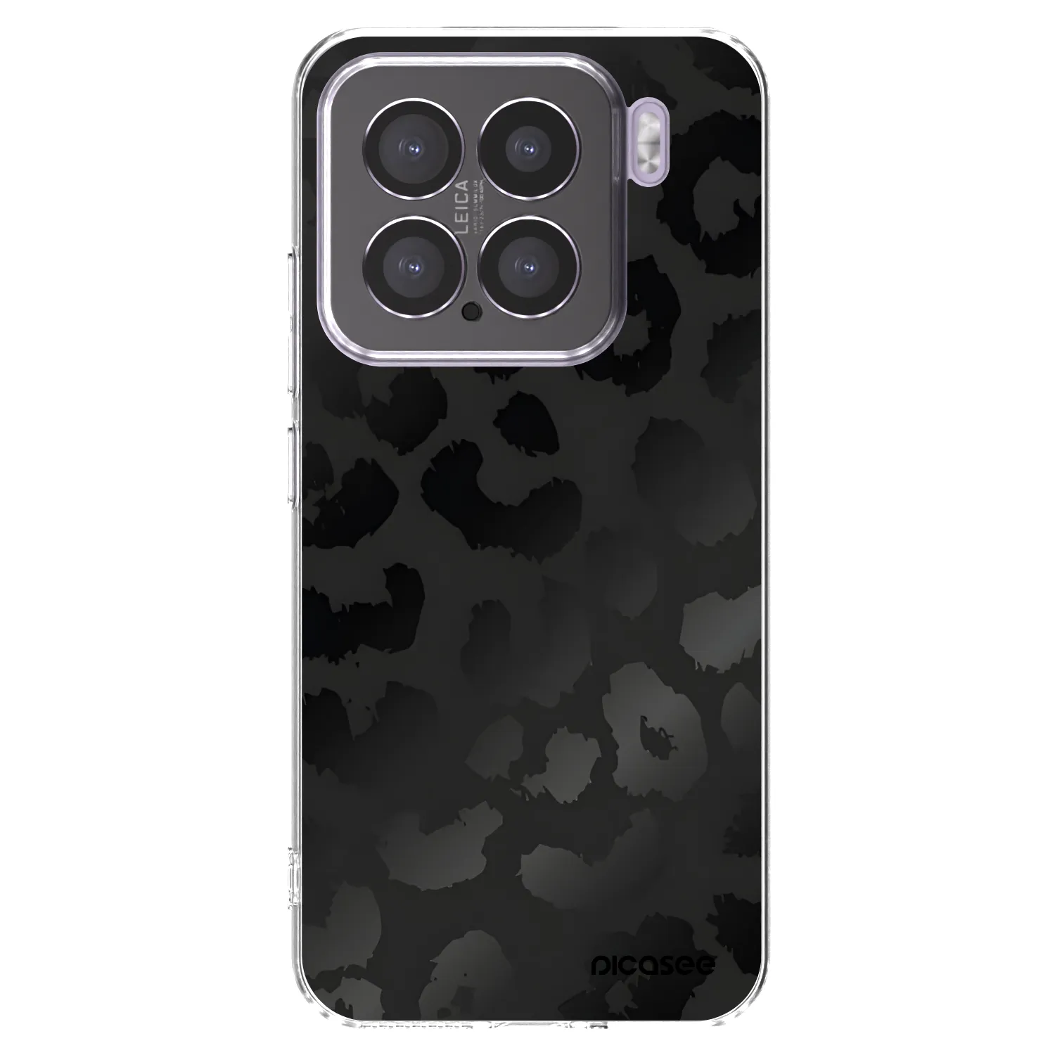Picasee silikonowe przeźroczyste etui na Xiaomi 15 - Midnight Leopard