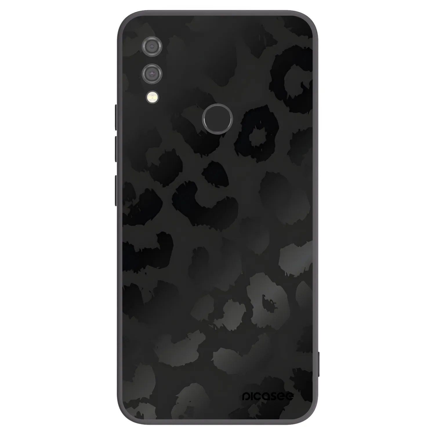 Picasee silikonowe czarne etui na Xiaomi Redmi Note 7 - Midnight Leopard