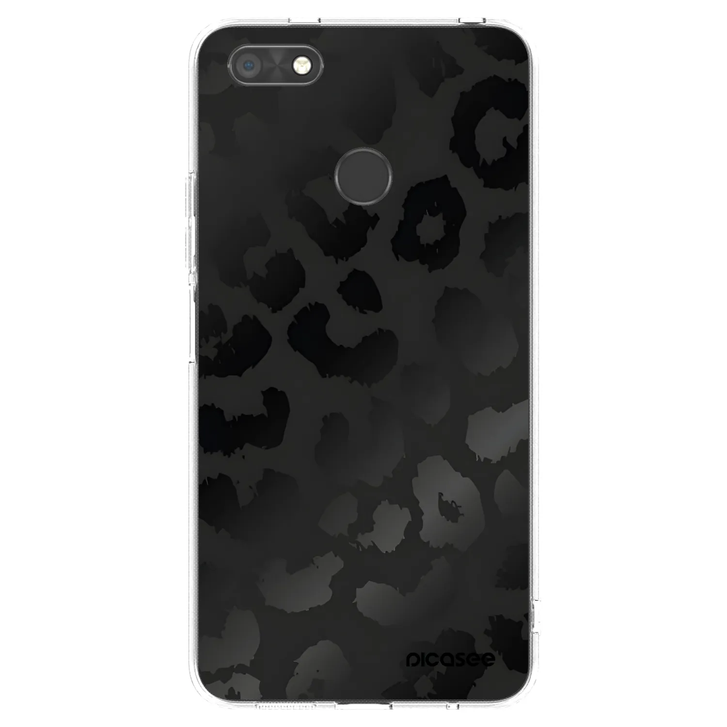 Picasee silikonowe przeźroczyste etui na Huawei P9 Lite Mini - Midnight Leopard