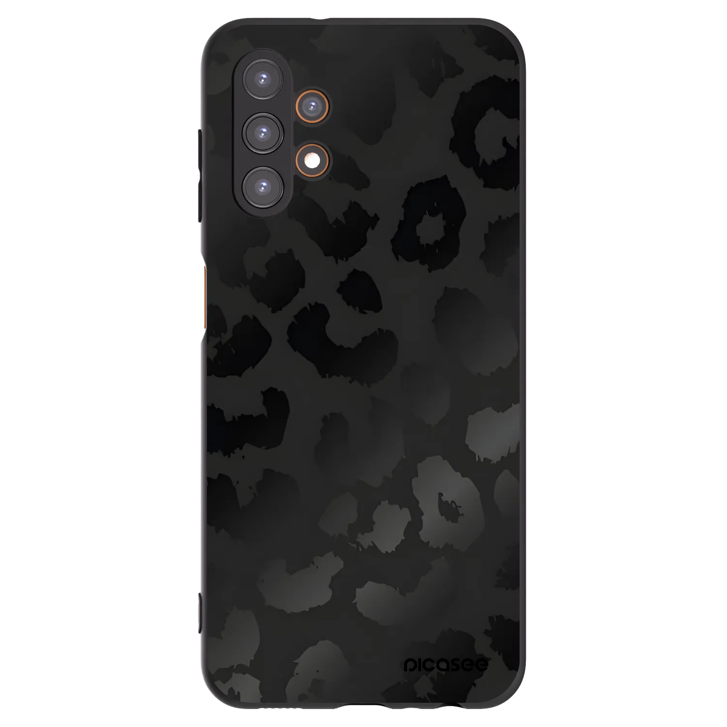Picasee silikonowe czarne etui na Samsung Galaxy A13 5G - Midnight Leopard