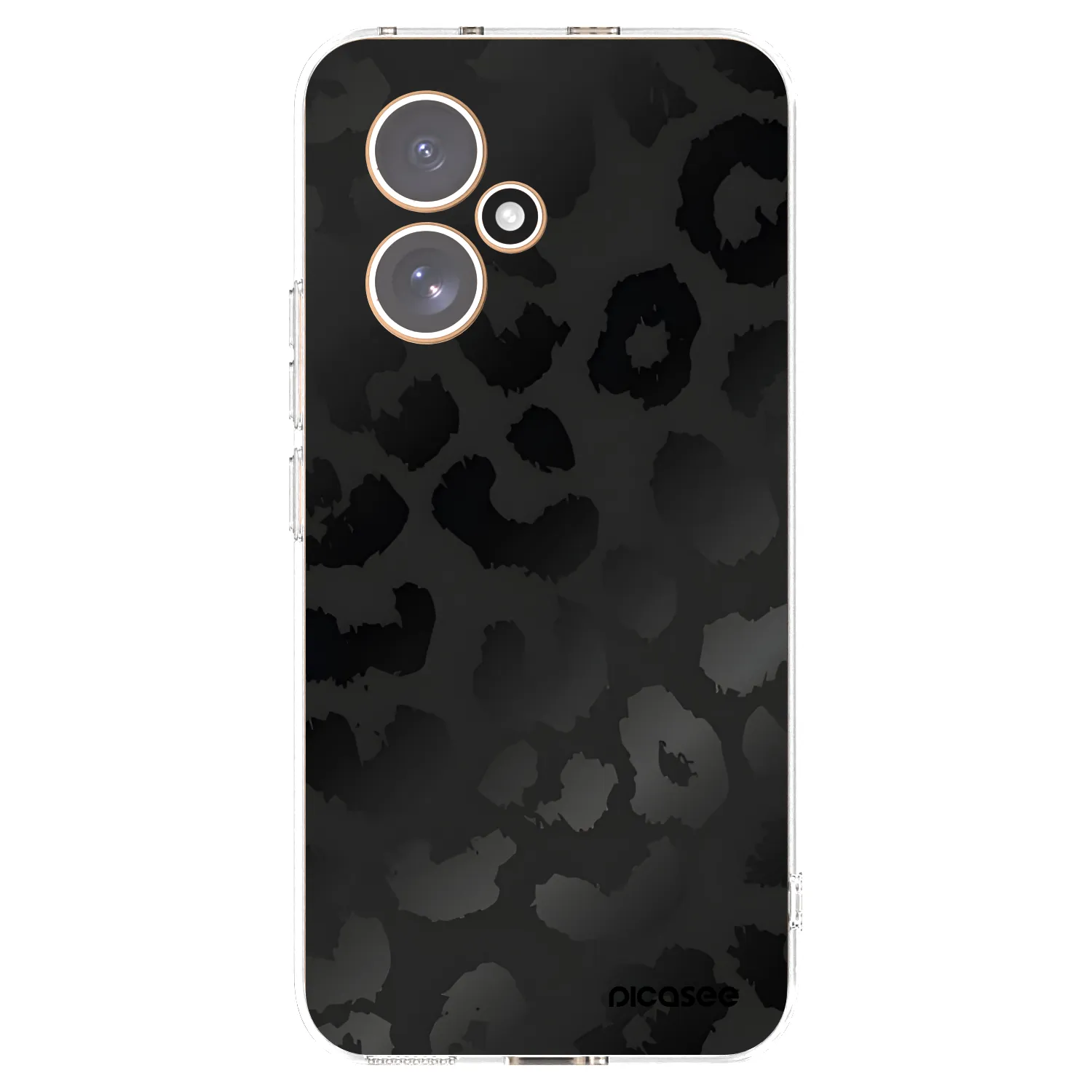 Picasee silikonowe przeźroczyste etui na Honor 400 5G - Midnight Leopard