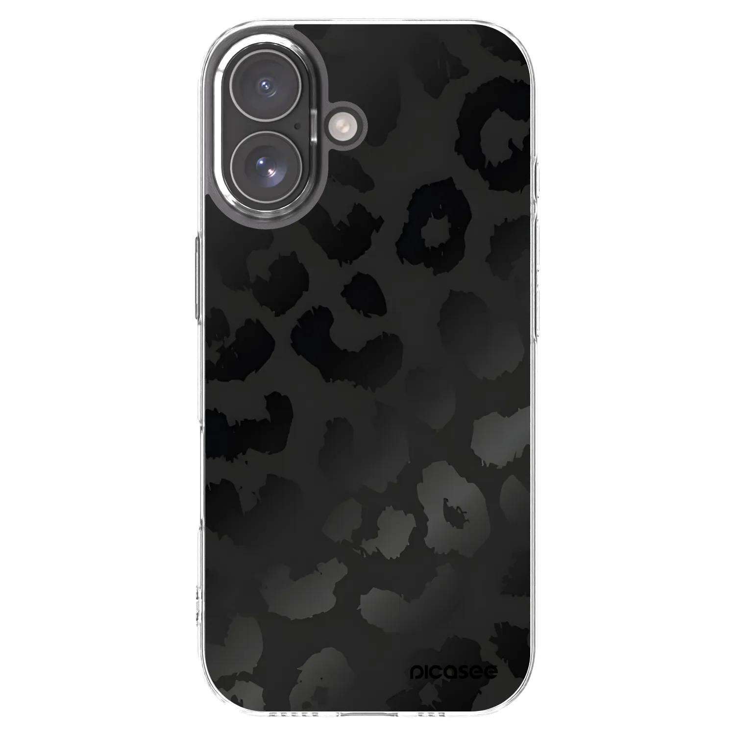 Picasee silikonowe przeźroczyste etui na Apple iPhone 17 - Midnight Leopard