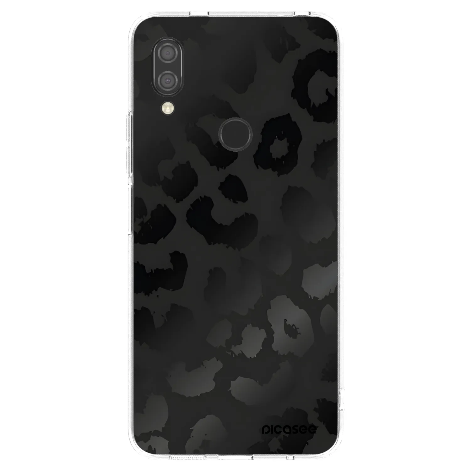 Picasee silikonowe przeźroczyste etui na Xiaomi Redmi 7 - Midnight Leopard
