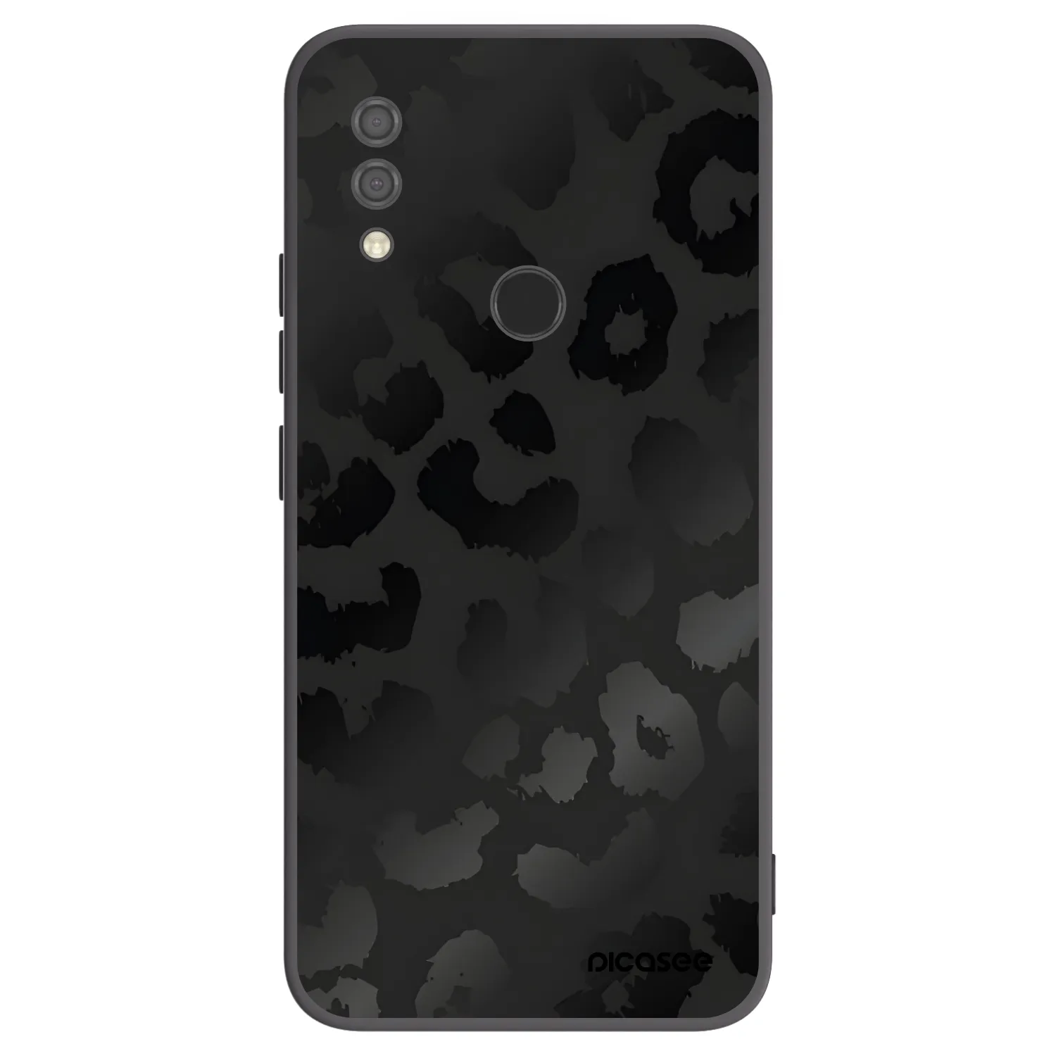 Picasee silikonowe czarne etui na Xiaomi Redmi 7 - Midnight Leopard