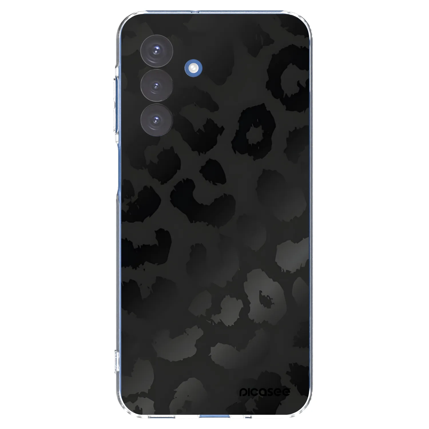 Picasee silikonowe przeźroczyste etui na Samsung Galaxy A17 5G - Midnight Leopard