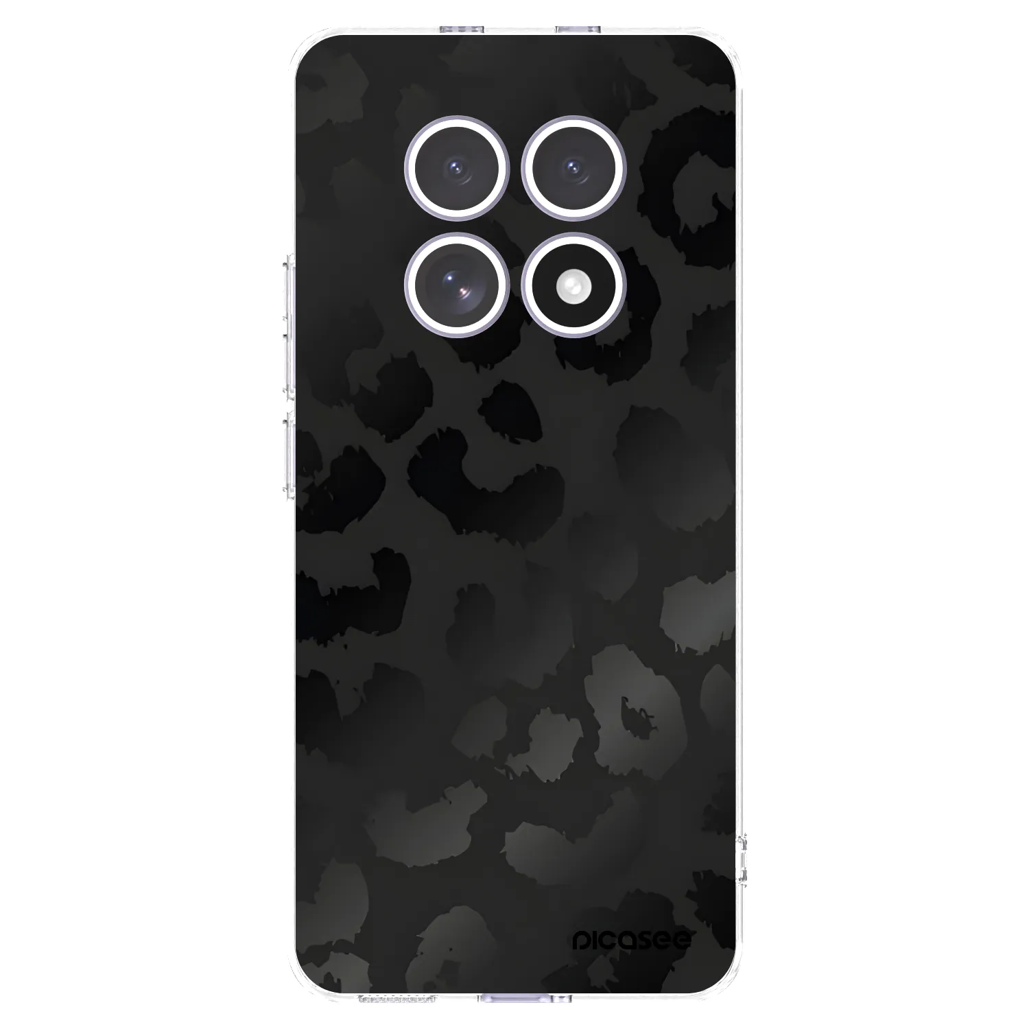 Picasee silikonowe przeźroczyste etui na Xiaomi Redmi Note 15 - Midnight Leopard