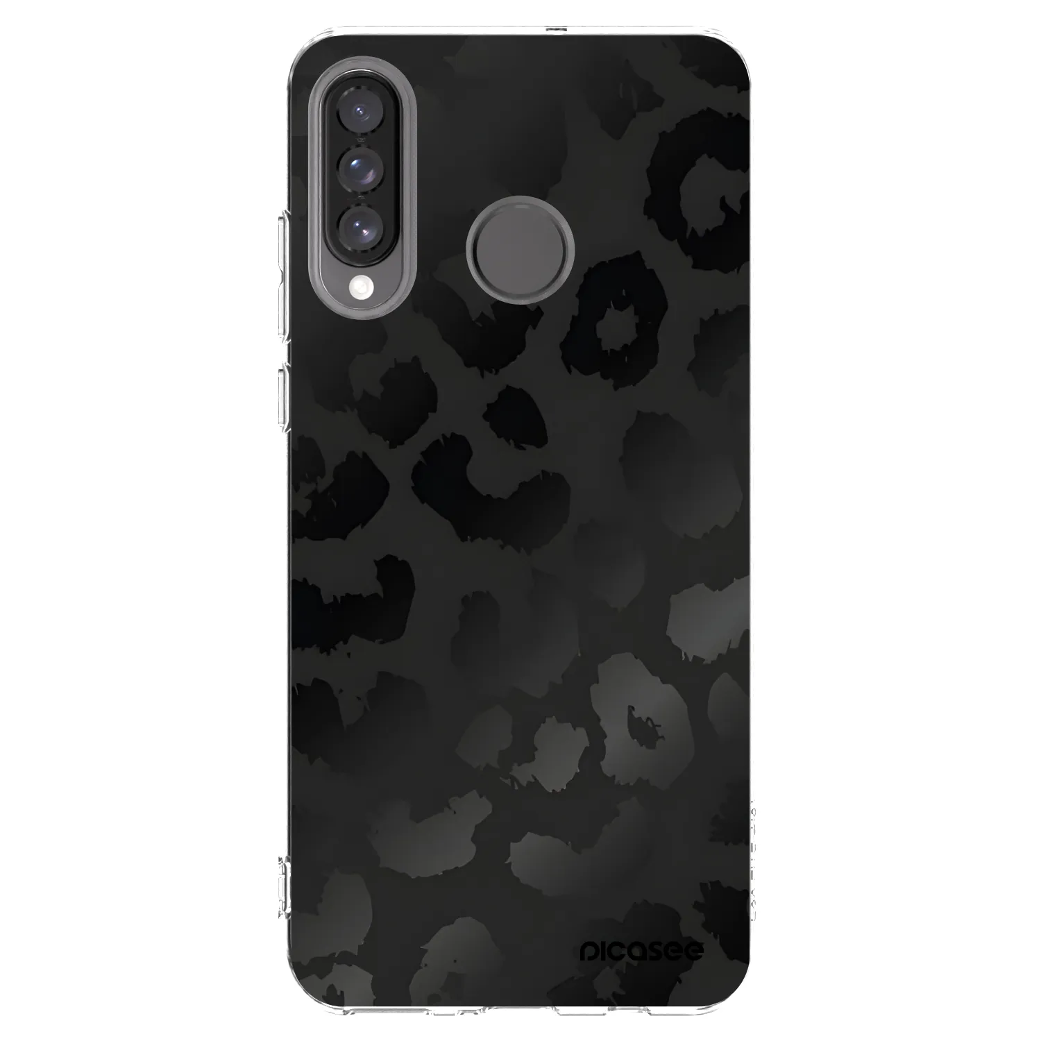 Picasee silikonowe przeźroczyste etui na Huawei P30 Lite - Midnight Leopard