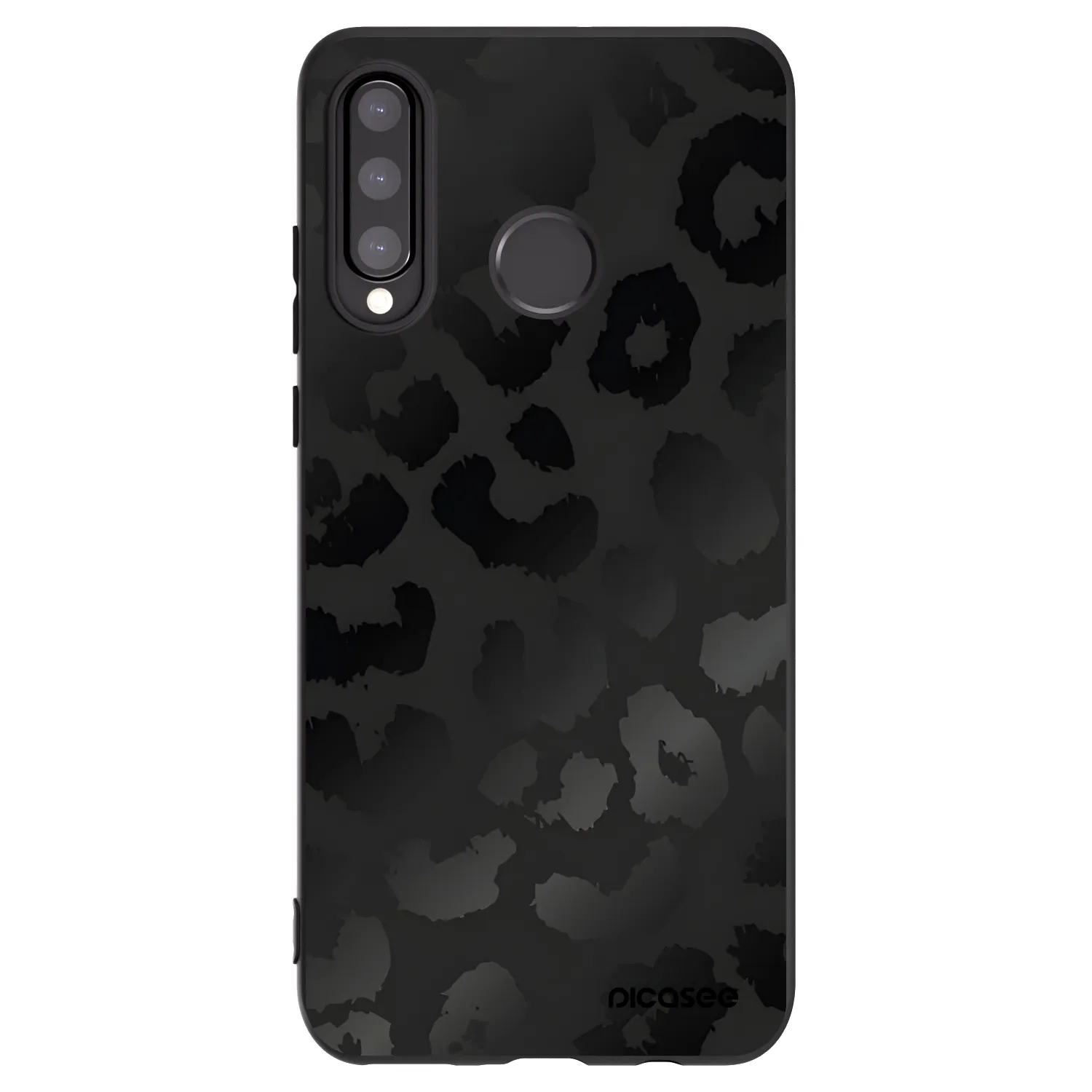 Picasee silikonowe czarne etui na Huawei P30 Lite - Midnight Leopard