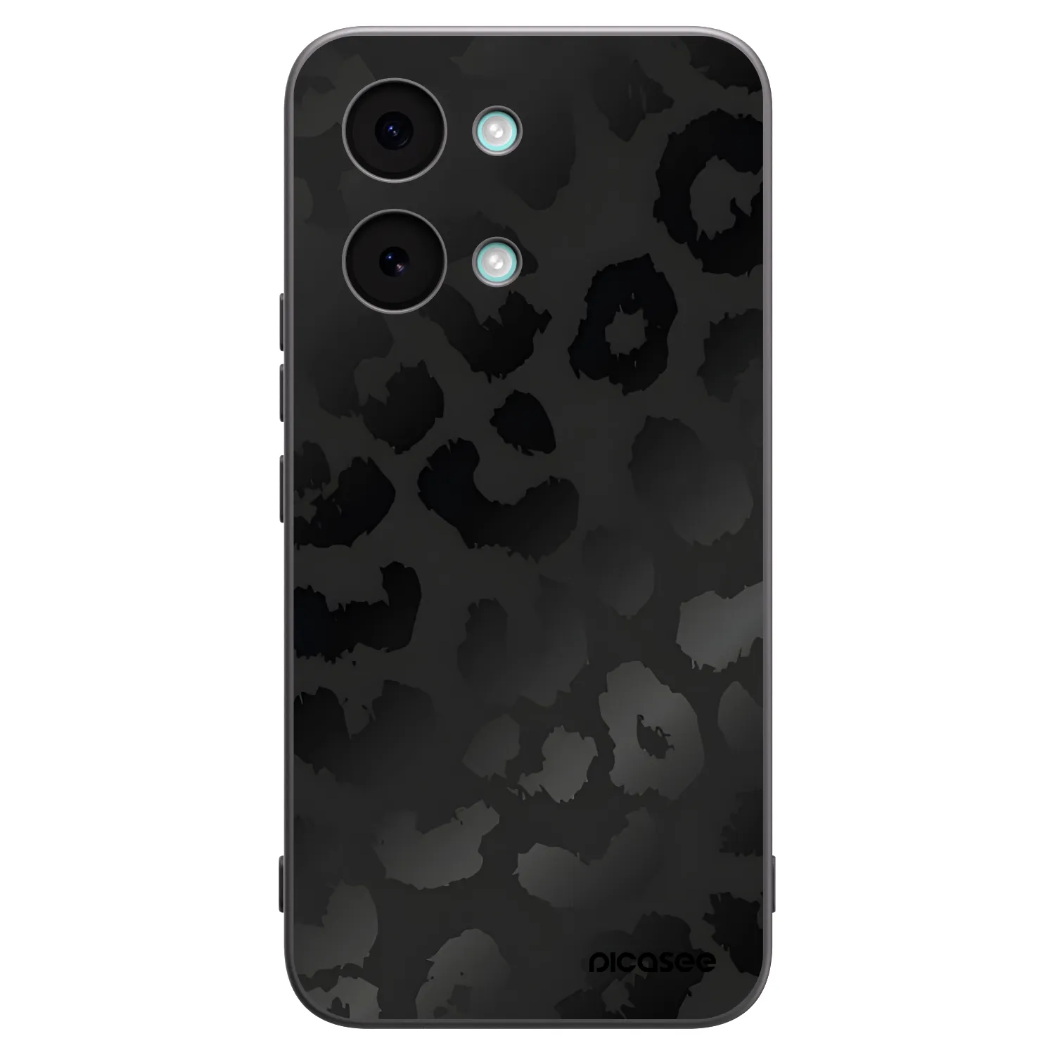 Picasee silikonowe czarne etui na Xiaomi Poco X8 Pro Max - Midnight Leopard