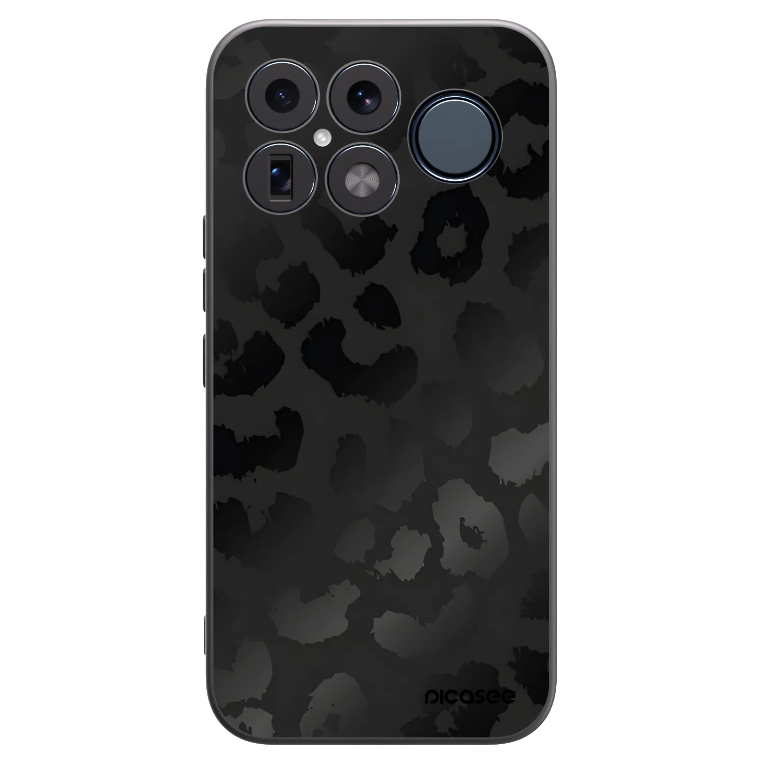 Picasee silikonowe czarne etui na Xiaomi Poco F8 Ultra - Midnight Leopard