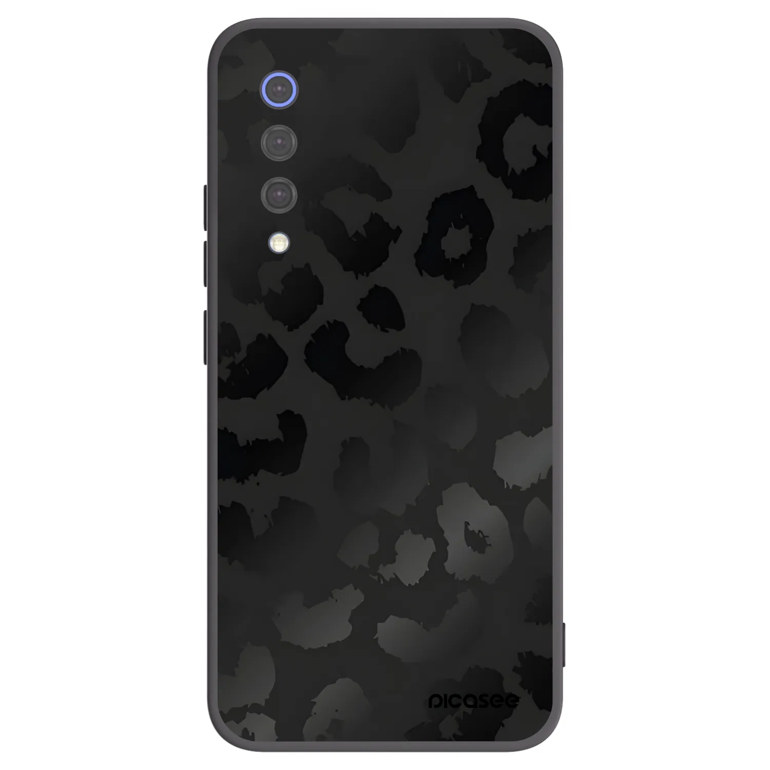 Picasee silikonowe czarne etui na Xiaomi Mi 9 SE - Midnight Leopard