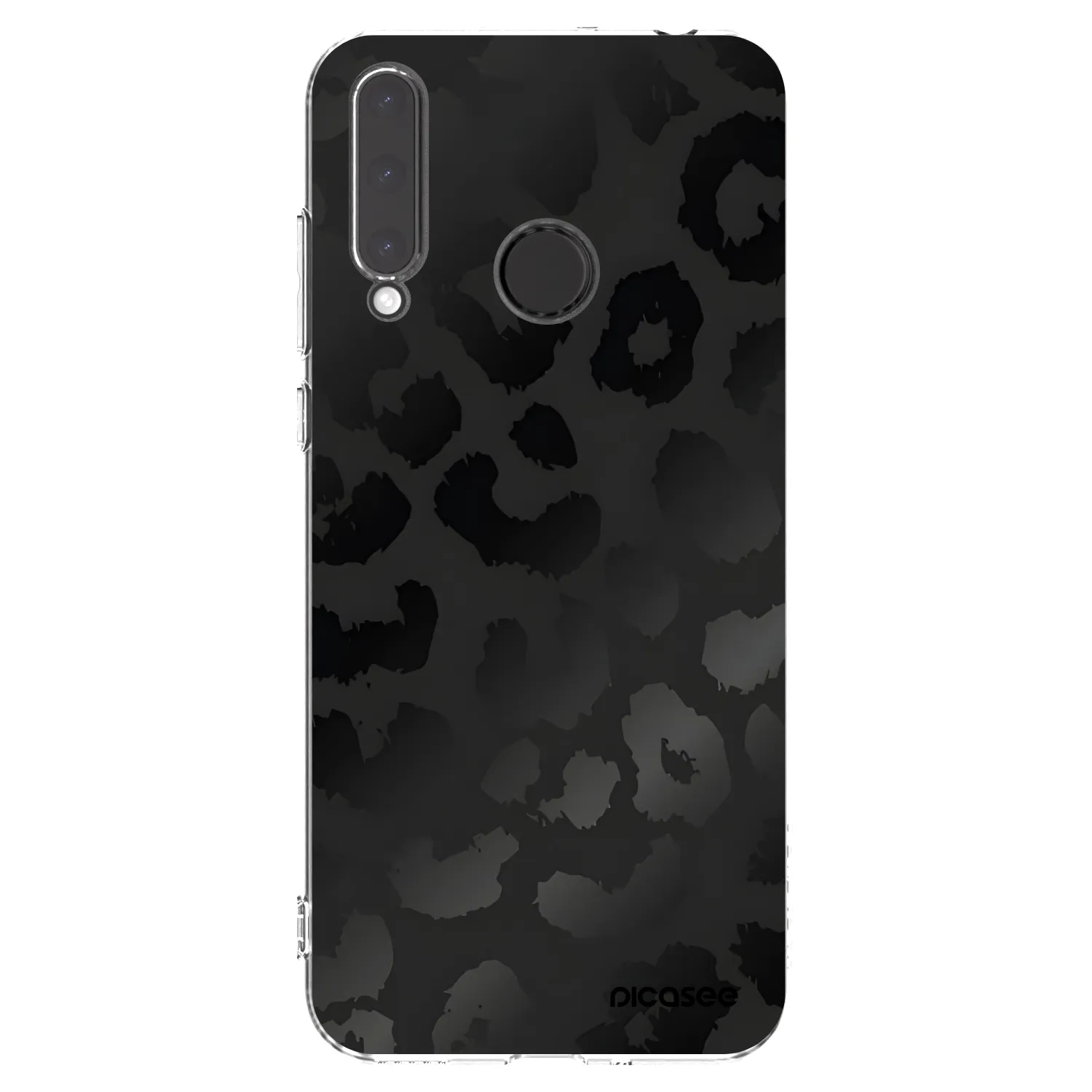 Picasee silikonowe przeźroczyste etui na Honor 20 Lite - Midnight Leopard