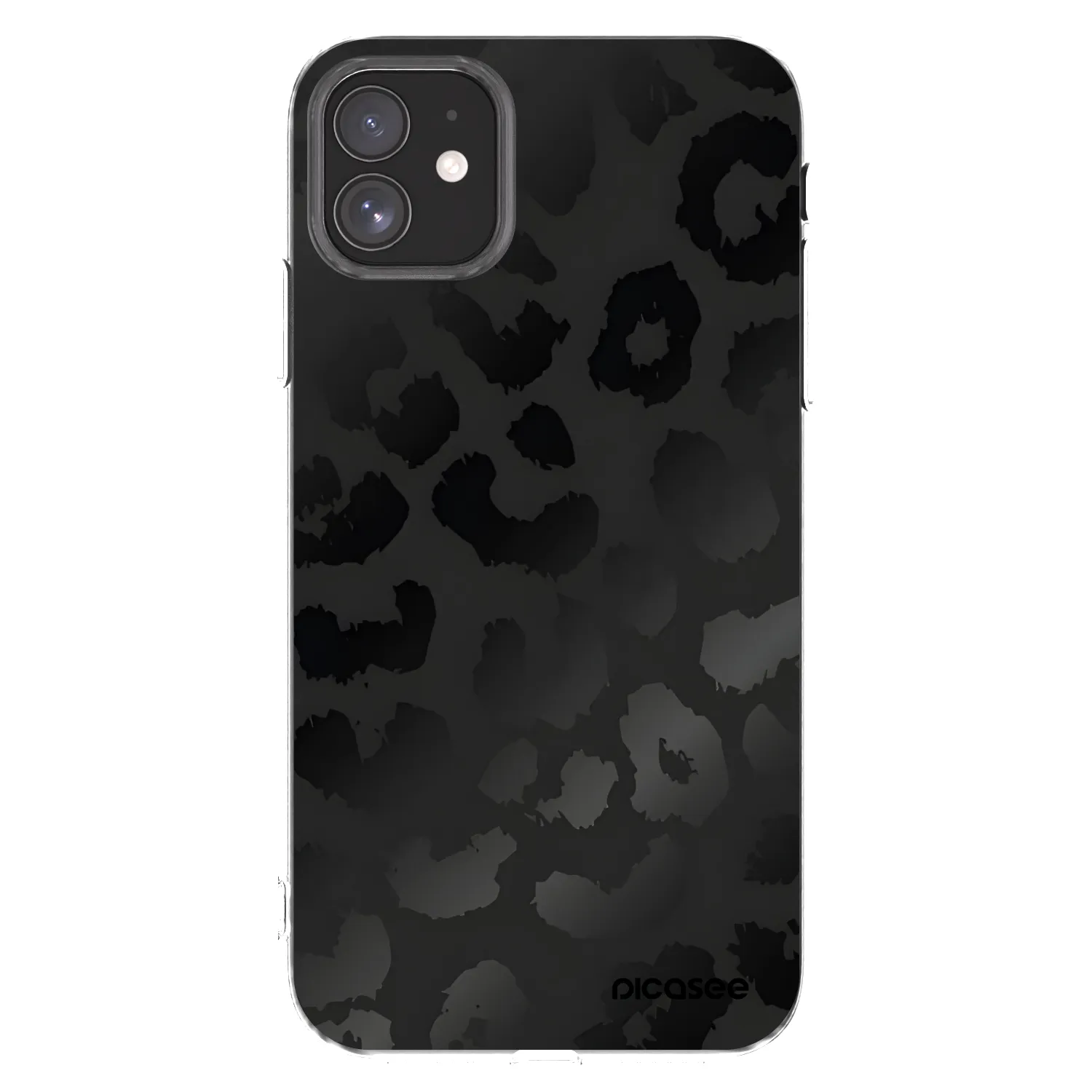 Picasee silikonowe przeźroczyste etui na Apple iPhone 11 - Midnight Leopard