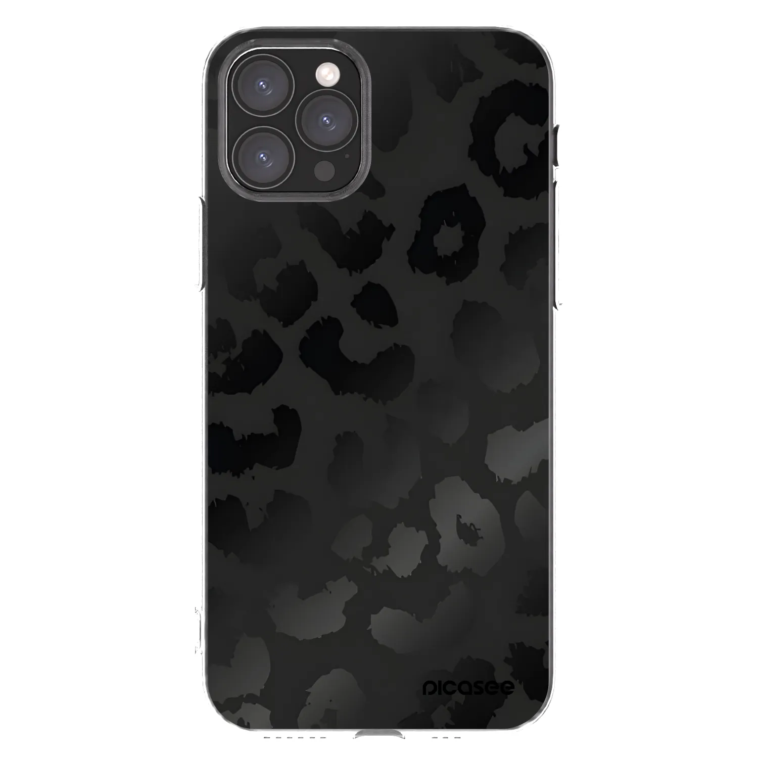 Picasee silikonowe przeźroczyste etui na Apple iPhone 11 Pro - Midnight Leopard