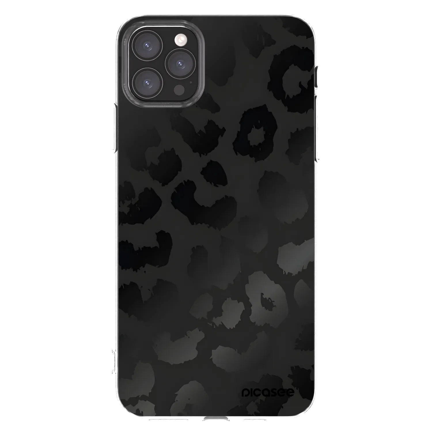Picasee silikonowe przeźroczyste etui na Apple iPhone 11 Pro Max - Midnight Leopard