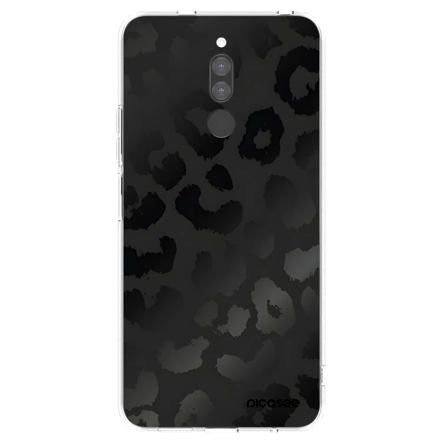 Picasee silikonowe przeźroczyste etui na Xiaomi Redmi 8 - Midnight Leopard