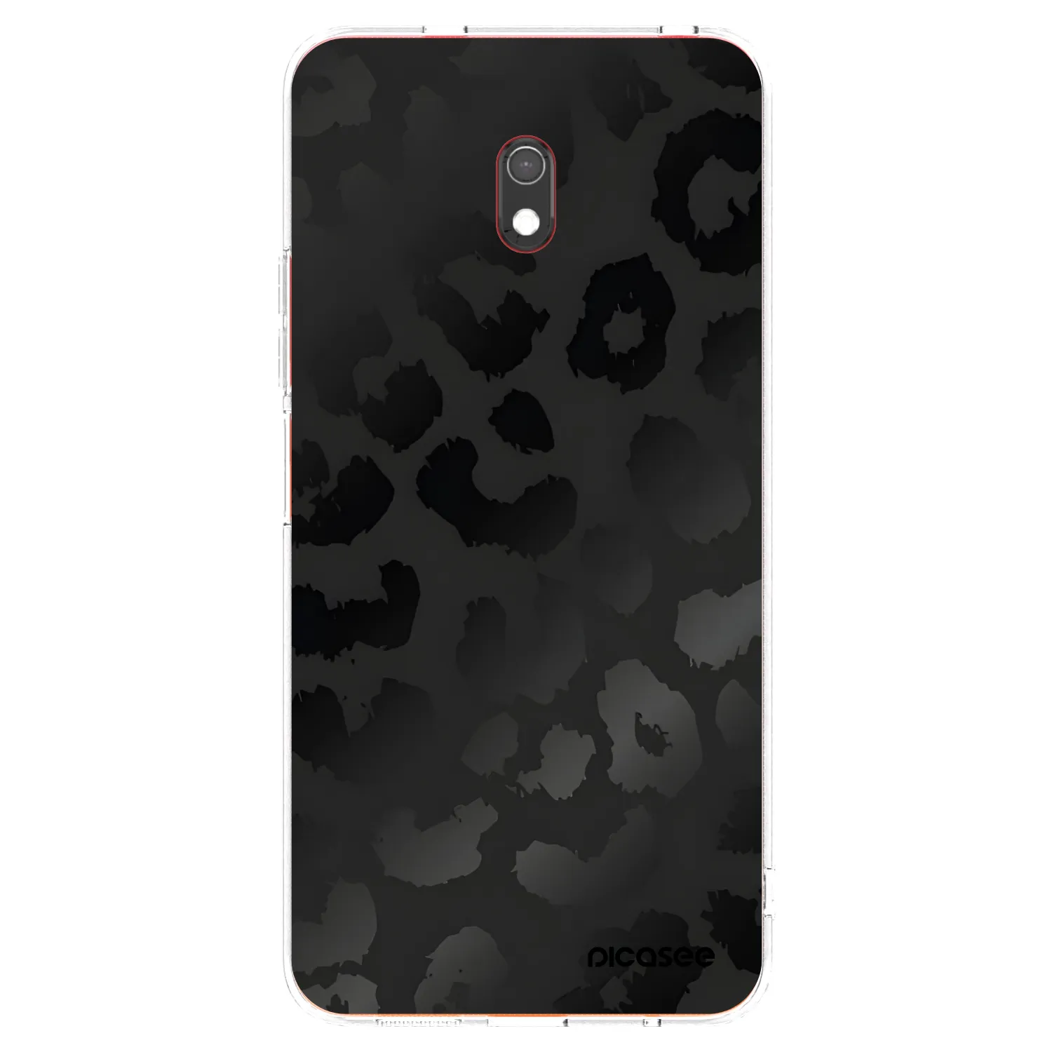 Picasee silikonowe przeźroczyste etui na Xiaomi Redmi 8A - Midnight Leopard