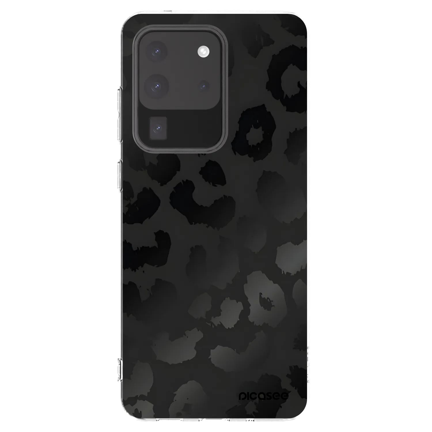 Picasee silikonowe przeźroczyste etui na Samsung Galaxy S20 Ultra 5G G988F - Midnight Leopard