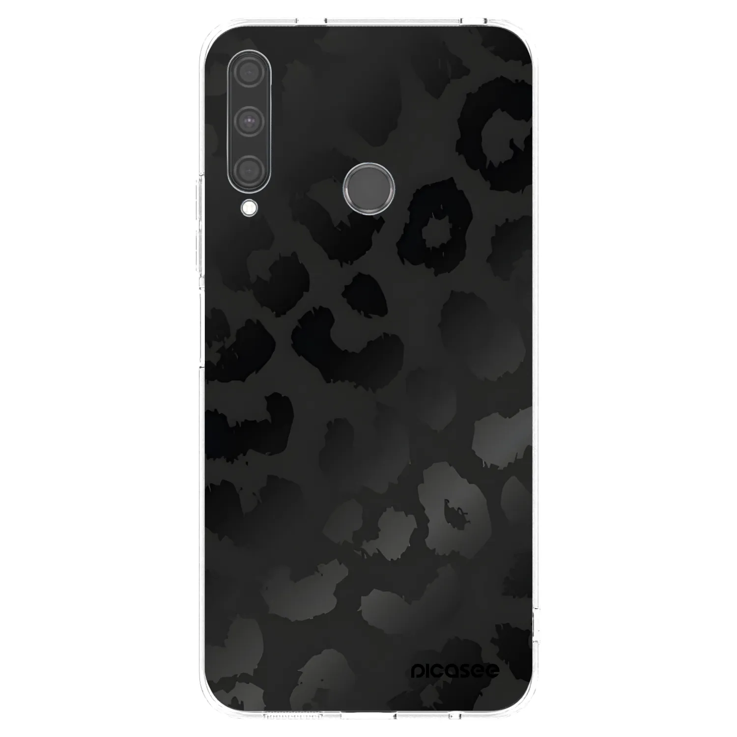 Picasee silikonowe przeźroczyste etui na Huawei P40 Lite E - Midnight Leopard