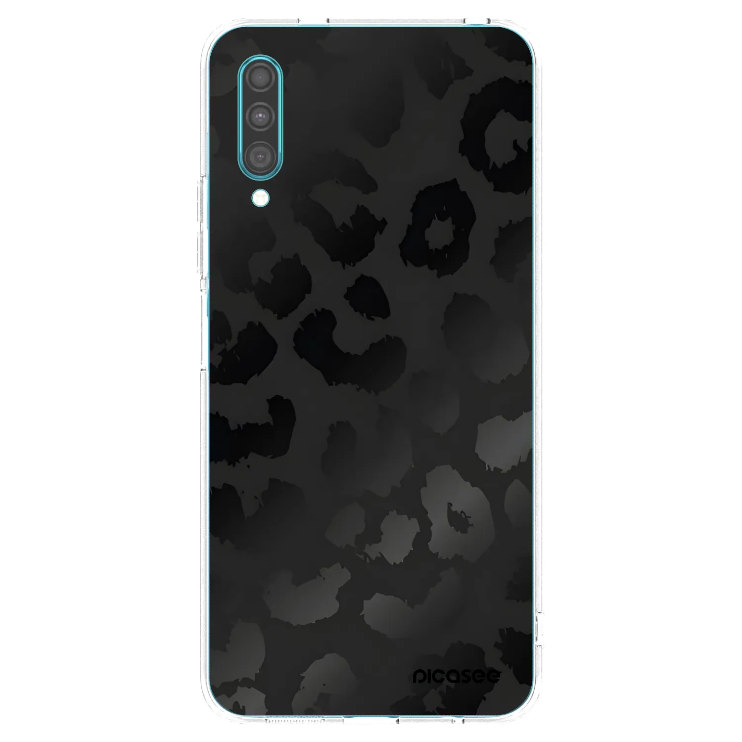 Picasee silikonowe przeźroczyste etui na Samsung Galaxy A30s A307F - Midnight Leopard