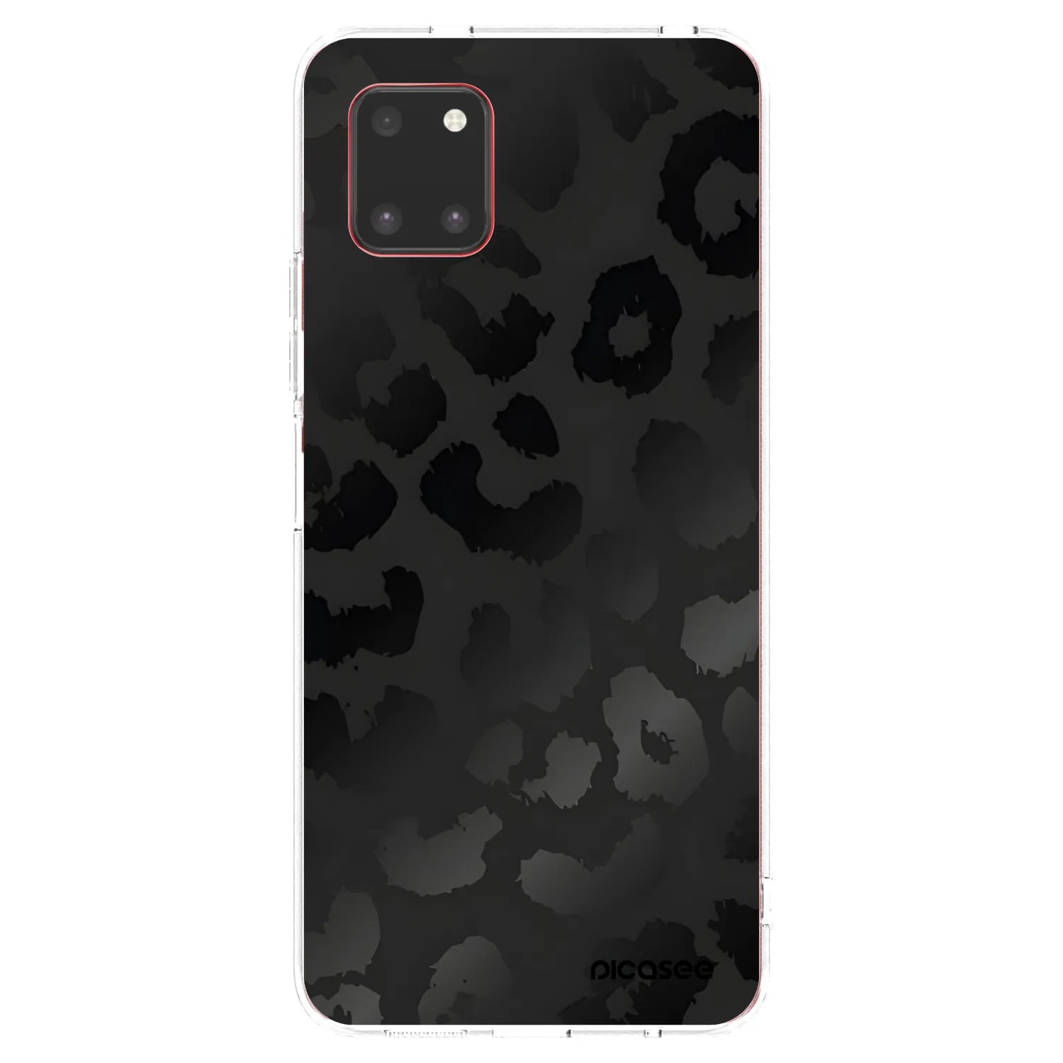 Picasee silikonowe przeźroczyste etui na Samsung Galaxy Note 10 Lite N770F - Midnight Leopard