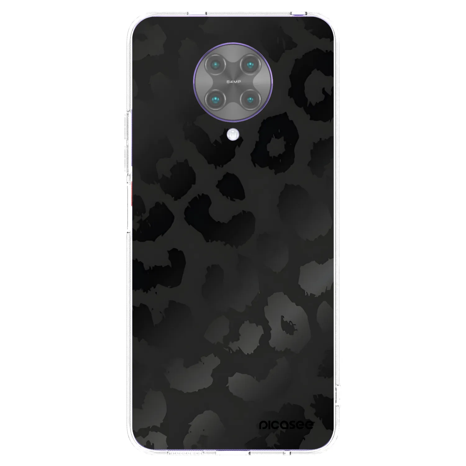 Picasee silikonowe przeźroczyste etui na Xiaomi Poco F2 Pro - Midnight Leopard