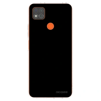 Picasee silikonowe przeźroczyste etui na Xiaomi Redmi 9C - Black Bliss