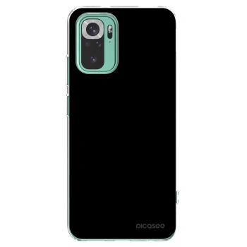Picasee silikonowe przeźroczyste etui na Xiaomi Redmi Note 10 Pro - Black Bliss