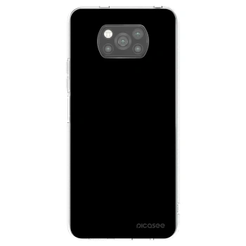 Picasee silikonowe czarne etui na Xiaomi Poco X3 Pro - Black Bliss