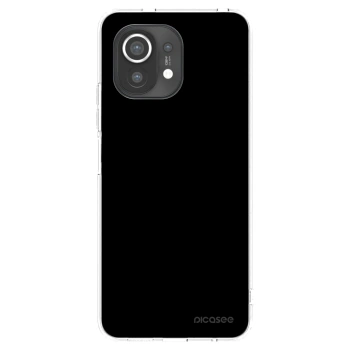 Picasee silikonowe przeźroczyste etui na Xiaomi Mi 11 - Black Bliss