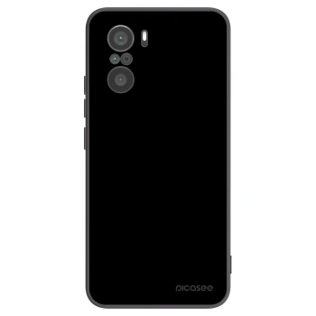 Picasee silikonowe czarne etui na Xiaomi Poco F3 - Black Bliss
