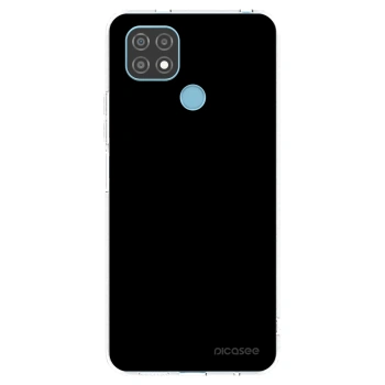 Picasee silikonowe przeźroczyste etui na Realme C21 - Black Bliss