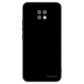 Picasee silikonowe czarne etui na Xiaomi Redmi Note 9T - Black Bliss