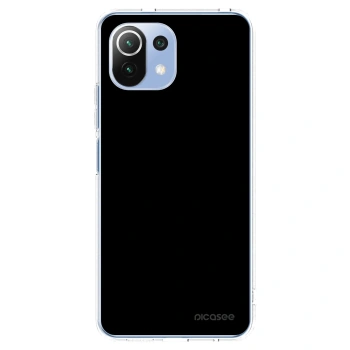 Picasee silikonowe przeźroczyste etui na Xiaomi 11 Lite 5G NE - Black Bliss