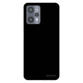 Picasee silikonowe przeźroczyste etui na Realme 9 Pro 5G - Black Bliss